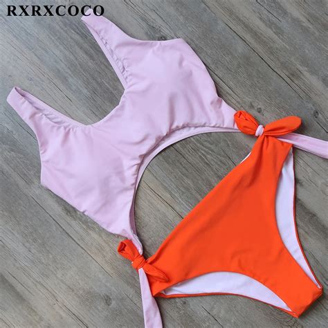 Buy Rxrxcoco Brand Brazilian Swimwear Women Bikini 2018 New Sexy One Piece
