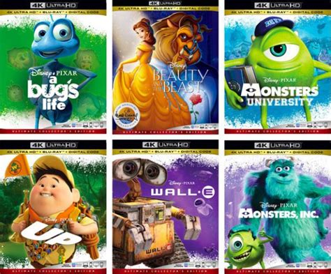New Disneypixar Collectors Editions 4k Blu Rays Arriving In March