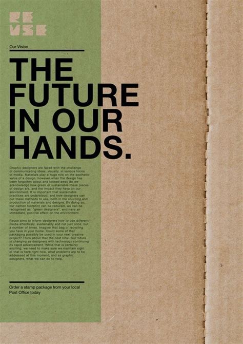 Sustainable Graphic Design By Ryan Kavanagh Via Behance Graphic