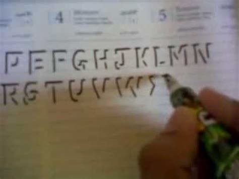 Huge collection of stunning handwriting fonts is here! how to write shadow letters? - YouTube
