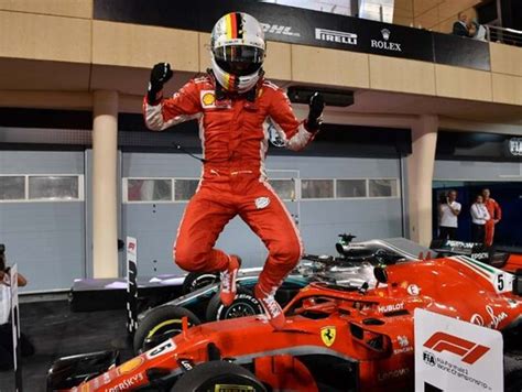 Bahrain Grand Prix 2018 Ferraris Sebastian Vettel Marks 200th Race