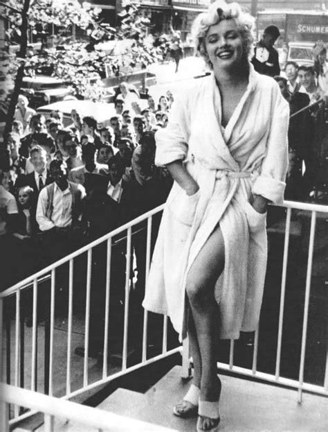 Marilyn Monroe During The Filming Of The Seven Year Itch 1955 Marylin