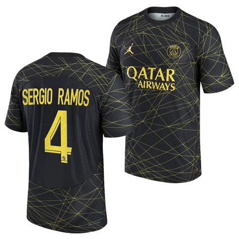 Paris Saint Germain 2023 Fourth Sergio Ramos Jersey Authentic