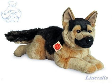 German Shepherd Plush Soft Toy Dog By Teddy Hermann Sold By Lincrafts