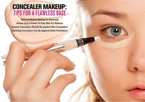 Tips On How To Apply Concealer Makeup