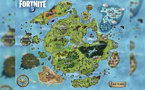 fortnite chapter 3 map leak reveals massive overhaul to the entire map new pois and more