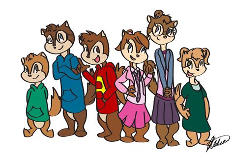 The Chipmunks And Chipettes By Alvinisocoolike On Deviantart