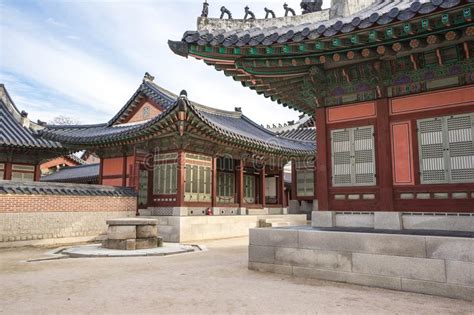 Gyeongbokgung Palace In Seoul South Korea Stock Photo Image Of South