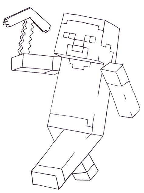 Minecraft Iron Golem Coloring Pages At Free