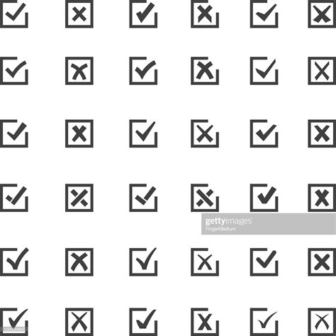 Check Mark Icon Set High Res Vector Graphic Getty Images