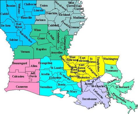 Largest Parish In Louisiana By Square Miles