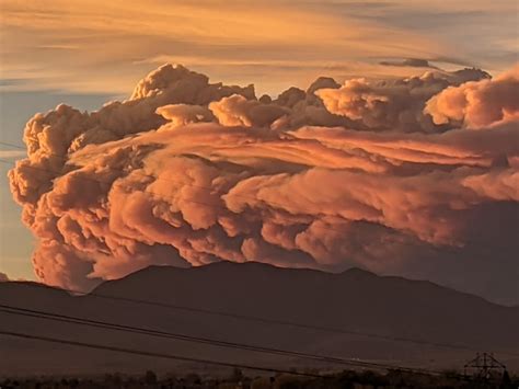 Pyrocumulus Cloud From Last Nights Fires Shot From Arvada Looking