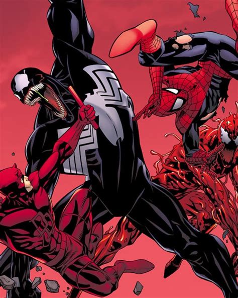 Dare Devil And Spiderman Venom And Carnage Marvel