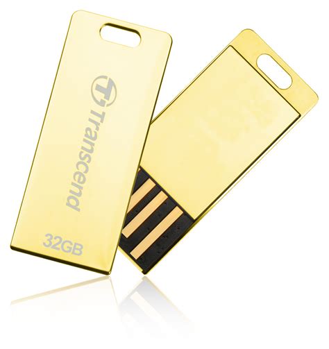 Transcend 32gb Jetflash T3g Usb 20 Flash Disk Malé Rozměry Zlatě