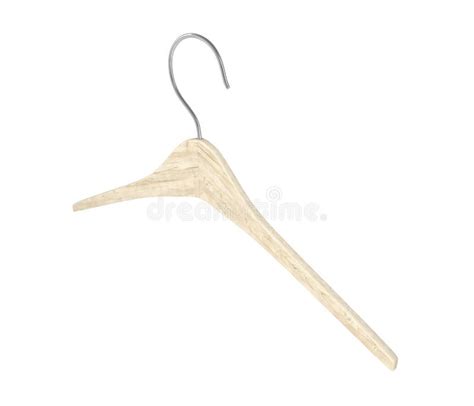 Wooden Clothes Hangers Illustration Of Classic Clothes Hanger Isolated