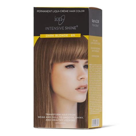 Ion Intensive Shine Hair Color Kit Dark Blonde 6n Hair Color Kit Sally Beauty