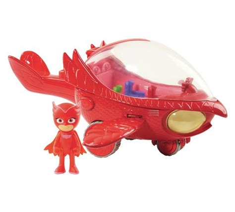 Buy Pj Masks Deluxe Owlette Vehicle With 3 Inch Figure At Uk