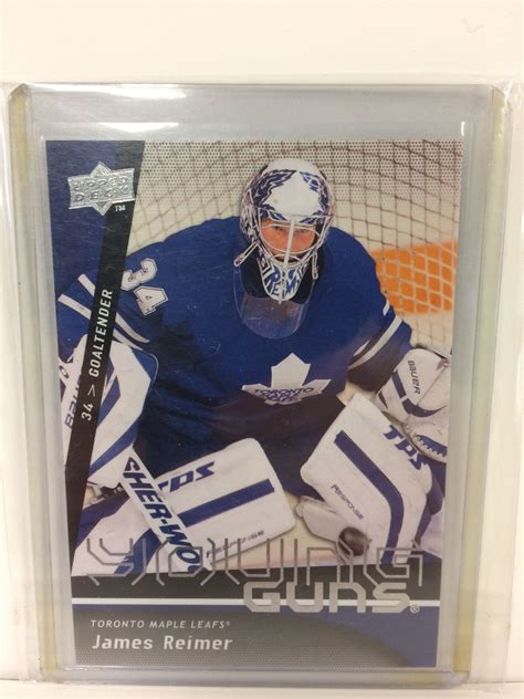 2009 10 Upper Deck Ud Young Guns 493 James Reimer Toronto Maple Leafs Rc