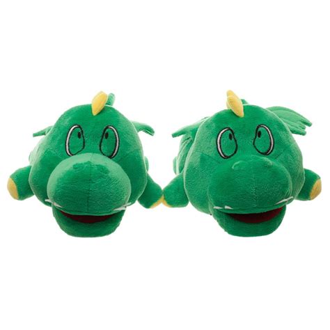 Green Light Up Dragon Slippers Led Slippers Dragon Slippers Dragon T