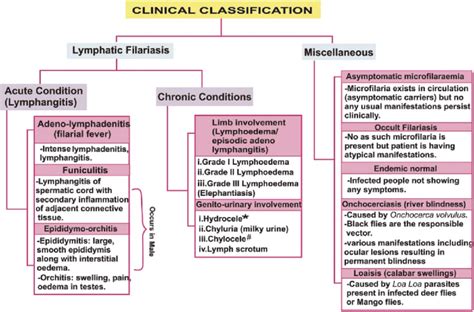 Clinical Classification Of Filariasis ¼ Hydrocele Results From