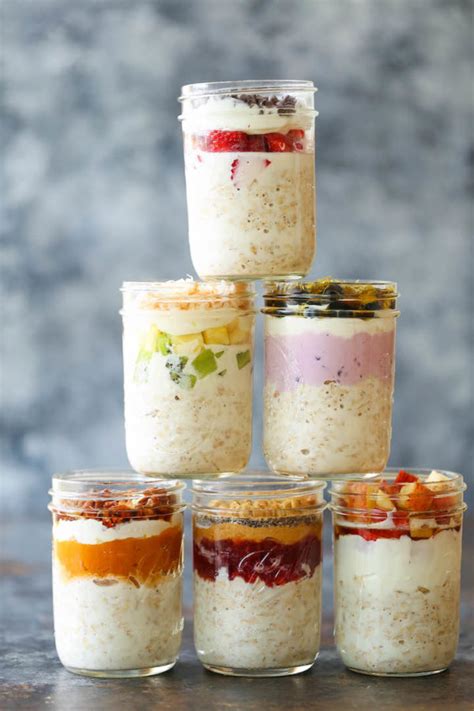 Prep your oats the night before to make this quick and easy vegan breakfast for two. Low Calorie Overnight Oats Recipe : 6 Easy Overnight Oats ...