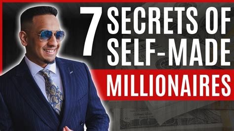 7 Secrets Of All Self Made Millionaires Youtube