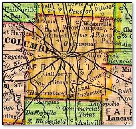 Ohio Usgenweb Franklin County Township Maps