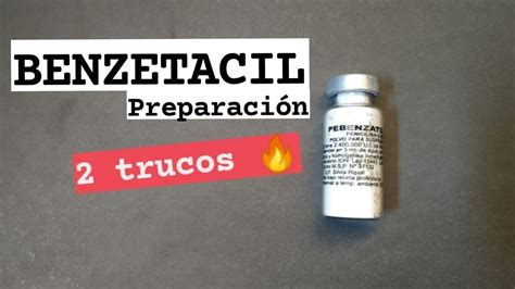 Como Diluir Benzetacil 1200