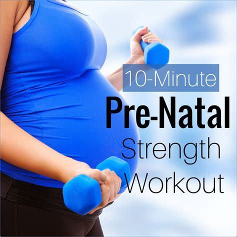 Exercise for pregnant women can lessen the danger of overabundance weight increase, back issues, plan muscles for labor, and give the child a more advantageous beginning throughout everyday life. 10-Minute Prenatal Strength Workout - Get Healthy U