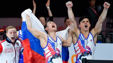 Russia Wins Mens Team Title At The World Gymnastics Championships