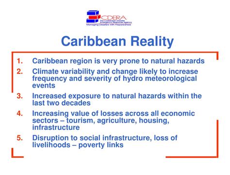 Ppt Hazard Mitigation In The Caribbean By Ms Elizabeth Riley Powerpoint Presentation Id