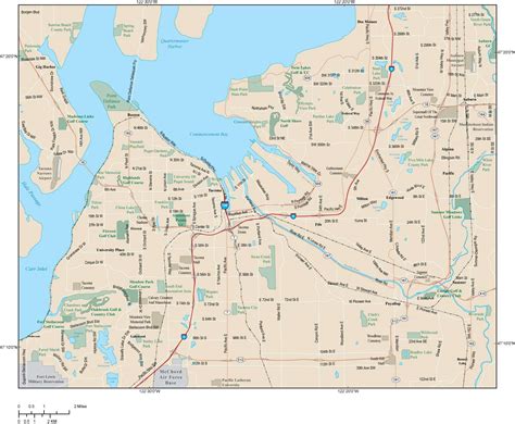 Tacoma Washington On Map