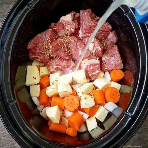 This recipe requires just 15 minutes of prep time and comes together in five hours. Slow Cooker Corned Beef and Cabbage Soup (Whole30/Paleo ...
