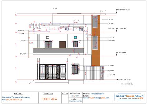 40x40 Elevation Design Indore - 40*40 House Plan India