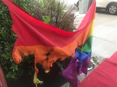 Pride Flags Burned Outside Gay Bar In New York Page 2 Of 2 Pinknews