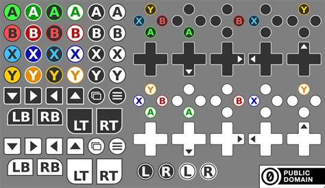 Controller Input Icons