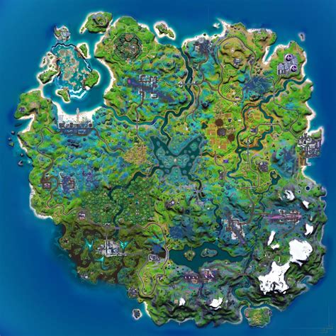 Fortnite Chapter 2 Season 8 Map World Map