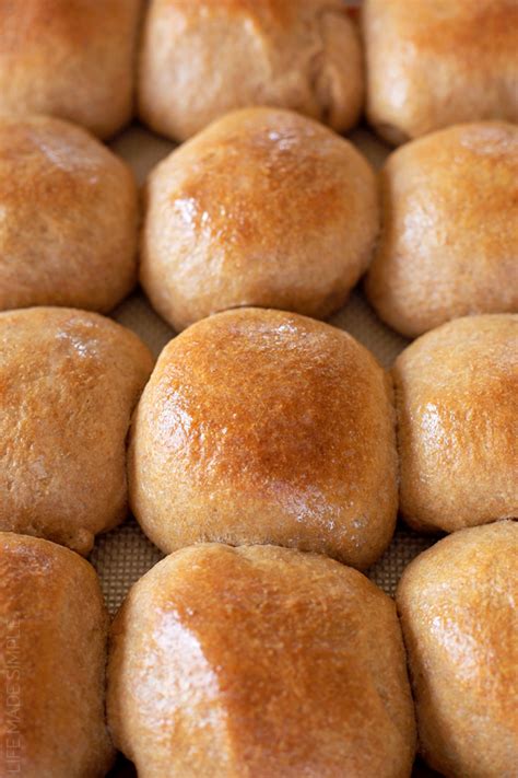 whole wheat dinner rolls {light and fluffy } life made simple
