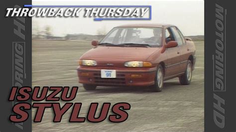 Throwback Thursday 1991 Isuzu Stylus Youtube