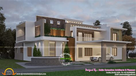 Classic Contemporary House Kerala Home Design And Floor Plans 8000