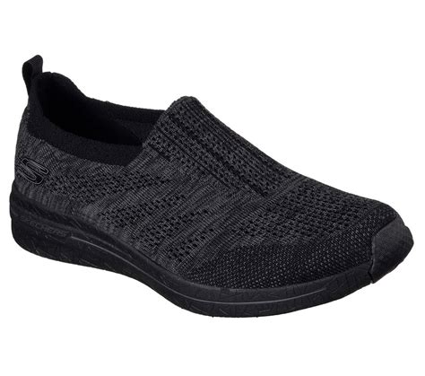 52617 Black Skechers Shoes Men Memory Foam Comfort Slip On Casual Mesh