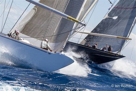 Superyacht Cup J Class Palma 2013 Ranger Left And Velsheda