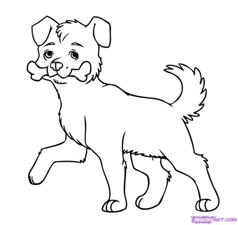 Free Simple Line Drawing Of A Dog, Download Free Simple Line Drawing Of