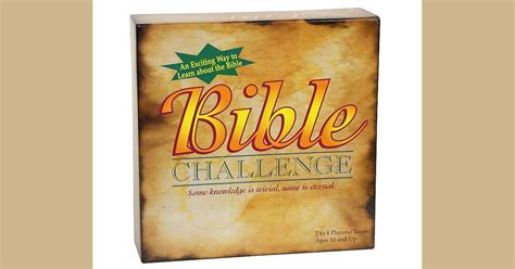 Bible Challenge Board Game Boardgamegeek