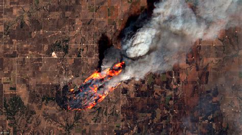Oklahoma Fire Is Visible From Space Business Insider