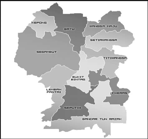 Lētas un budžeta viesnīcas kuala lumpur federal territory. Map of the Federal Territory of Kuala Lumpur | Download ...