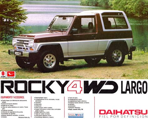 Daihatsu Rocky Largo Ficha de producto Chile Año Daihatsu
