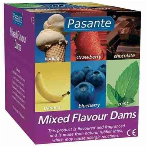 Pasante Mixed Flavour Dams AllCondom