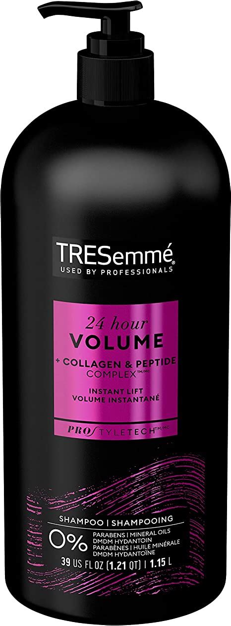 Tresemmé 24 Hour Volume Shampoo For Fine Hair Collagen And Peptide