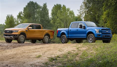 2020 Ford Ranger Vs 2020 Ford F 150 Compare Trucks My Own Auto